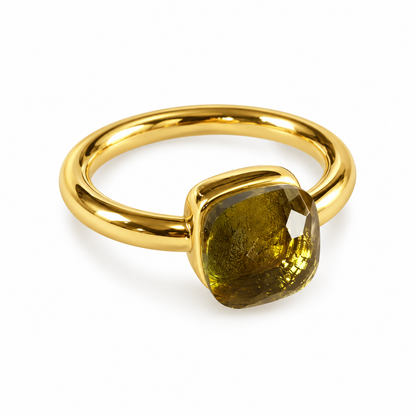 Cushion Stone Ring