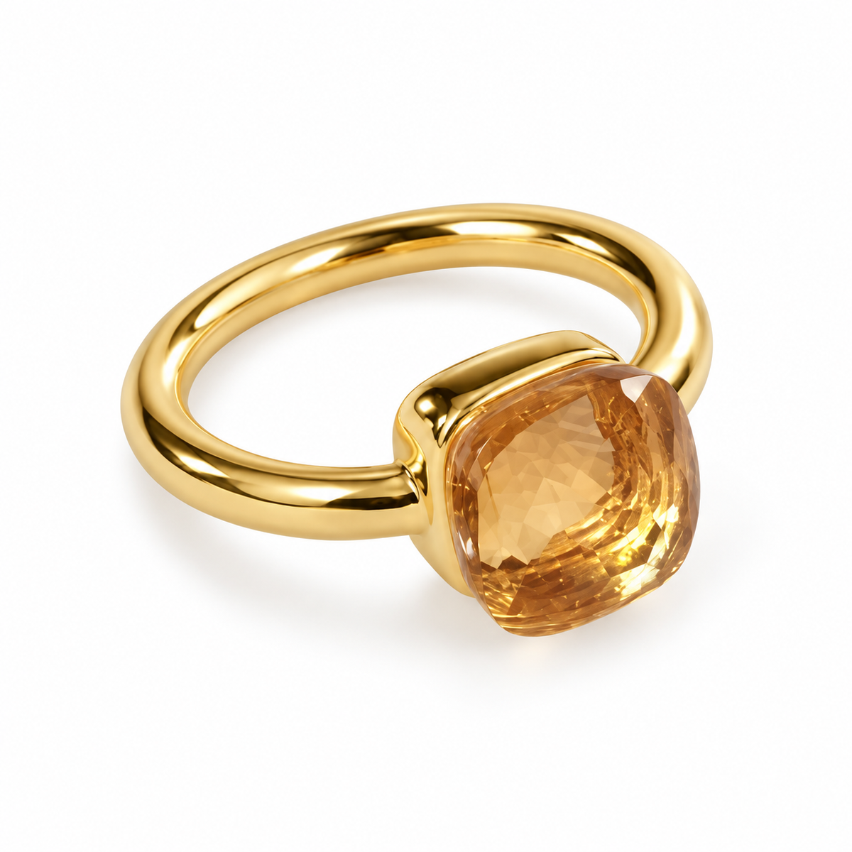 Cushion Stone Ring