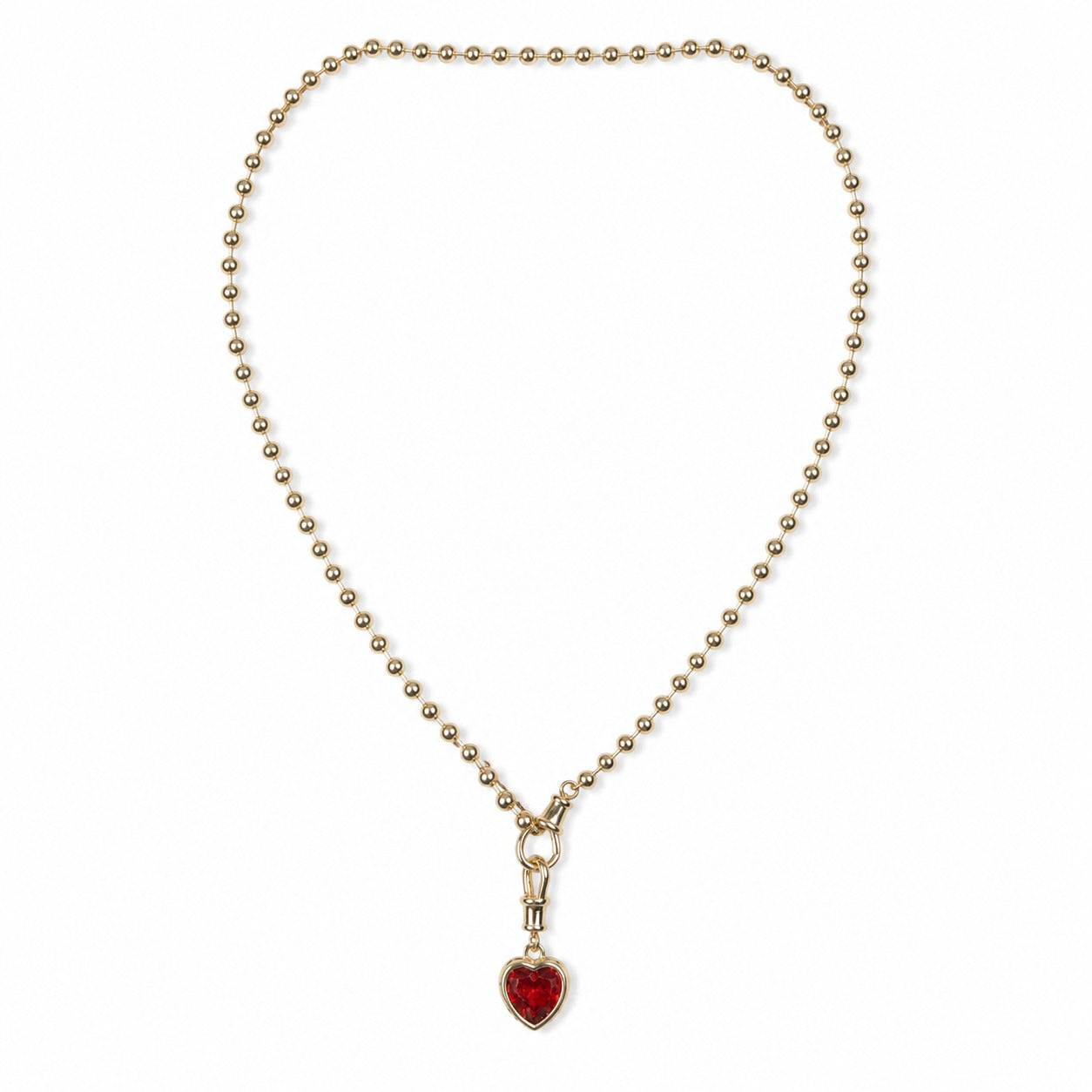 Amour Interchangeable Heart Charm Necklace