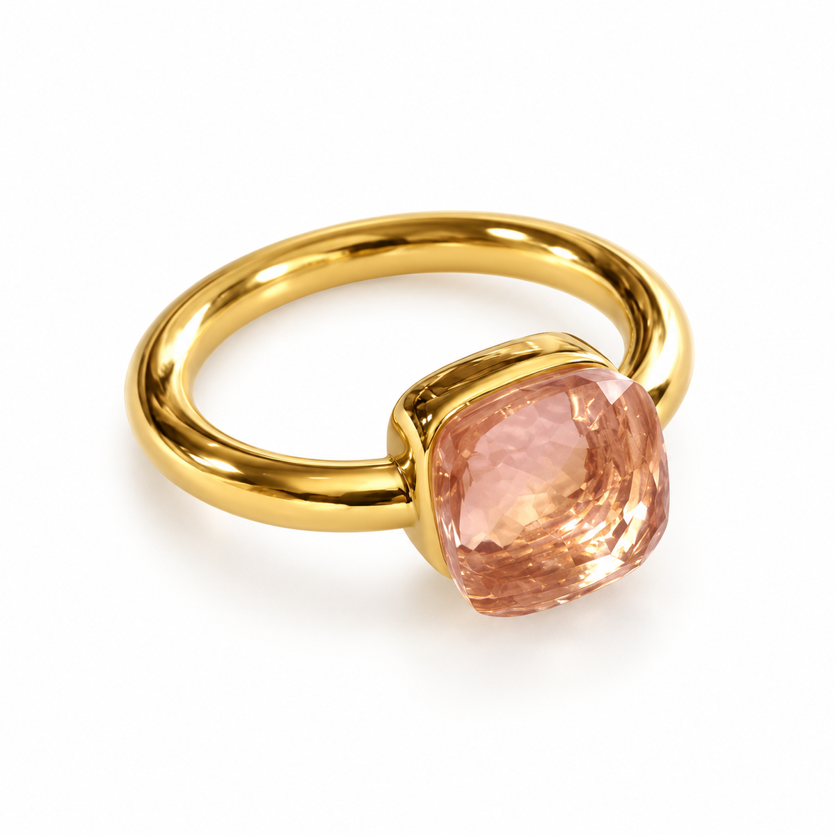 Cushion Stone Ring