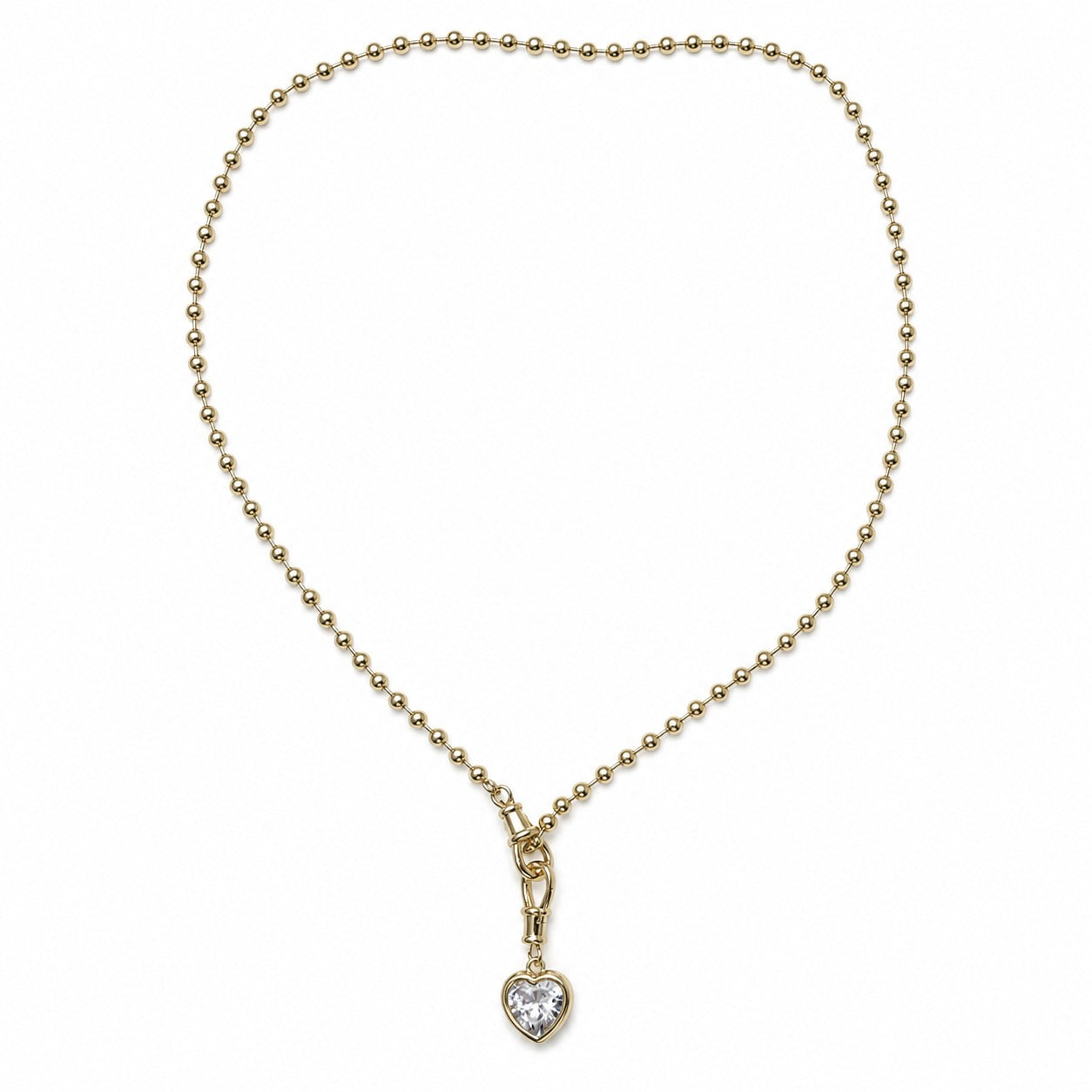 Amour Interchangeable Heart Charm Necklace